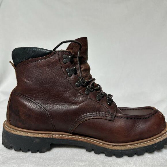 Red Wing 2927 Sawmill Sawmill Briar Oil Slick Leather Boots Mens 8D Vibram USA main image 13